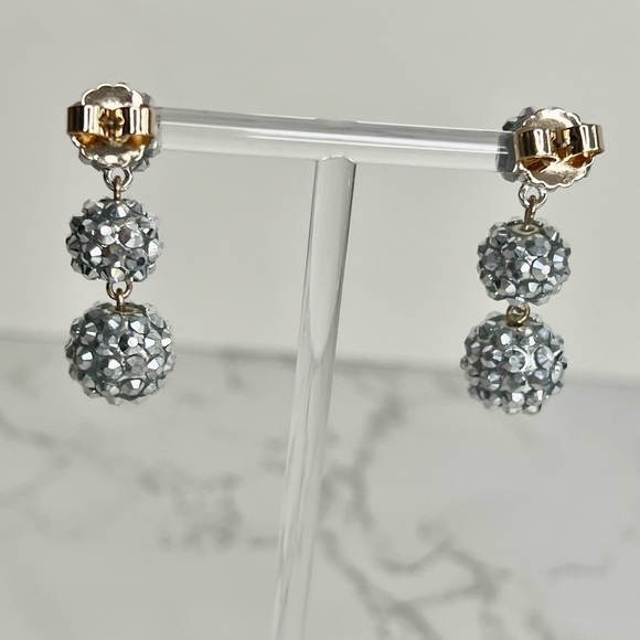 Roxanne Assoulin Crystal Dangle Earrings - Picture 2 of 3